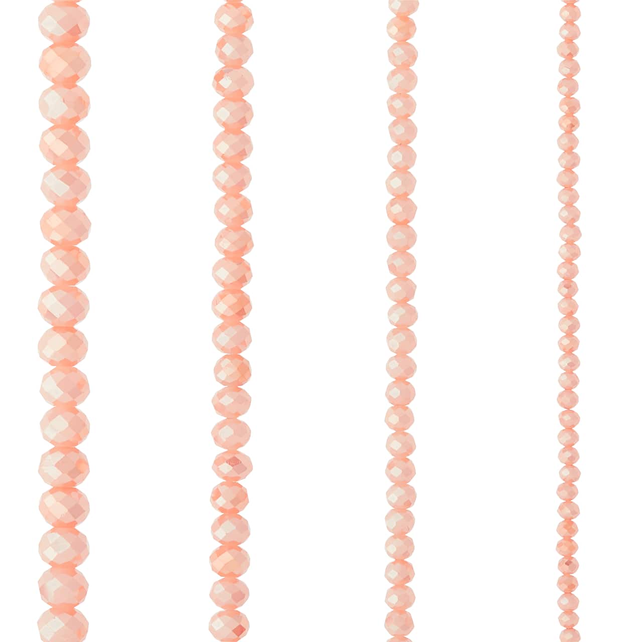 Champagne Faceted Glass Rondelle Beads by Bead Landing&#x2122;